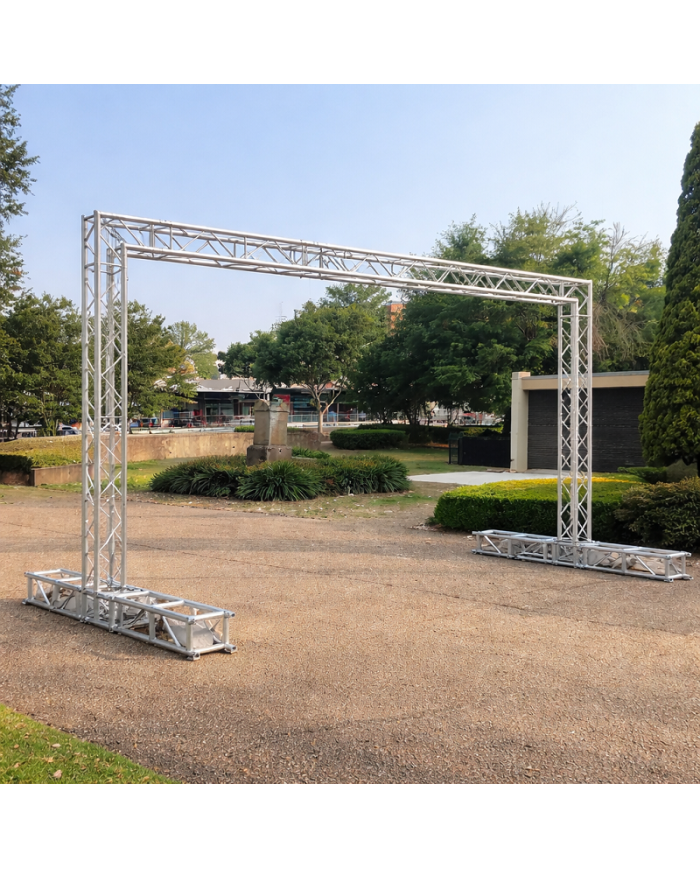 Struttura americana per pubblicità 3,00mt largo 5,00mt autoportante