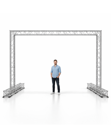 Struttura americana per pubblicità 3,00mt largo 5,00mt autoportante