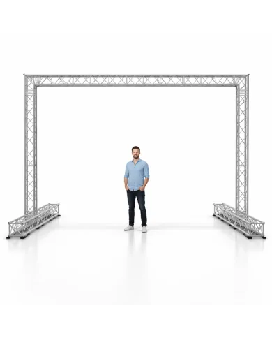 Struttura americana per pubblicità 3,00mt largo 5,00mt autoportante