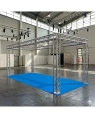 Stand Fieristico in americana di alluminio quadro lato 29: 7,0x3,0x3,5