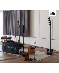 BT-AKKUPOLE Palo LED DMX Wireless a Batteria con proiettori 4x5W bianchi