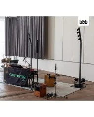 BT-AKKUPOLE Palo LED DMX Wireless a Batteria con proiettori 4x5W bianchi