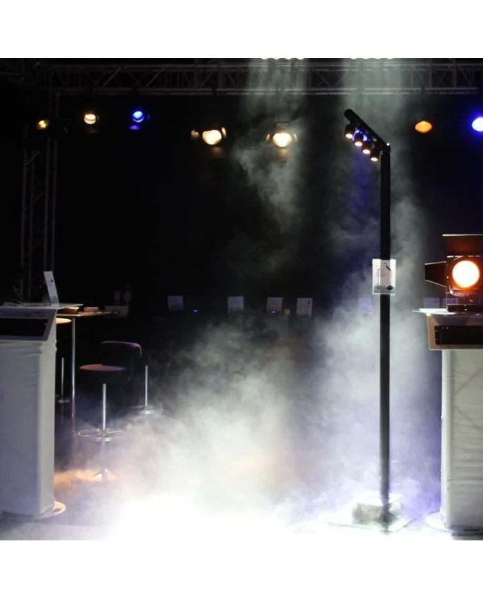 BT-AKKUPOLE Palo LED DMX Wireless a Batteria con proiettori 4x5W bianchi