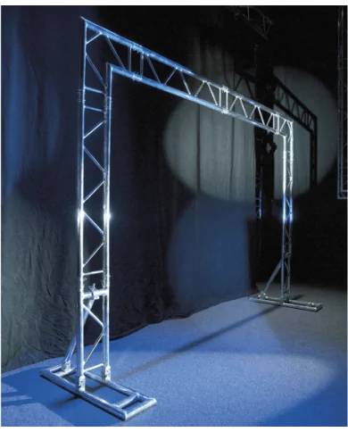 Traliccio americana alluminio per carichi fino a 250 kg: Mobile Dj Truss