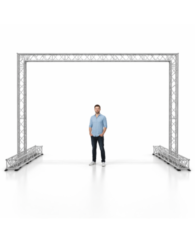 Straight 2000mm GT30200: tralicci modulari alluminio