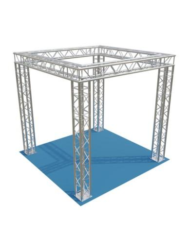 Stand in americana ALU, esposizioni, mostre e fiere. Trasportabile