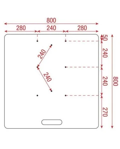 Totem in Americana verticale per teste mobili o stand fiera