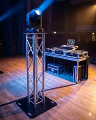 totem per teste mobili dj set