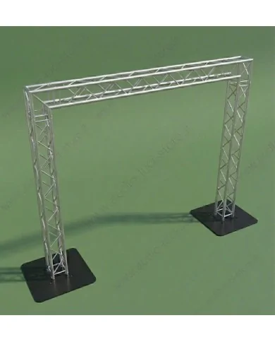 Portale per Arrivi o Esposizioni in Americana di Alluminio su basi