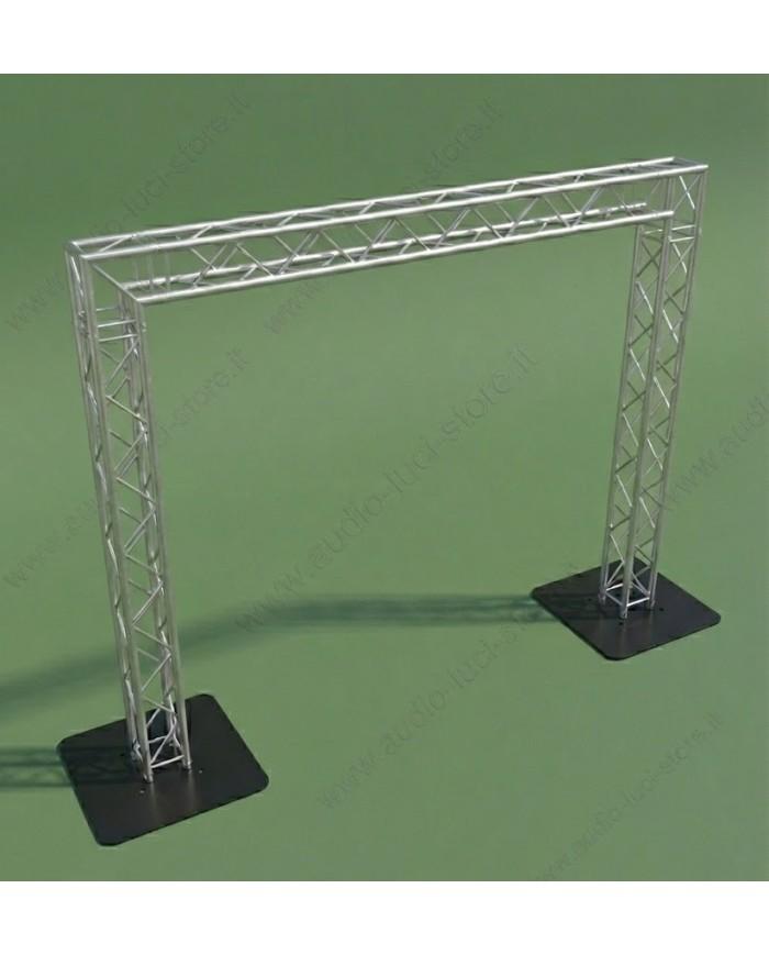 Portale per Arrivi o Esposizioni in Americana di Alluminio su basi