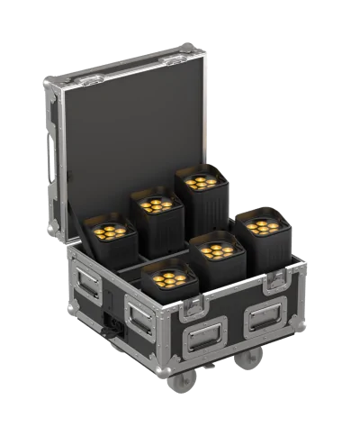 Baule da 6 fari a batteria per esterno Smartbat Plus Neo