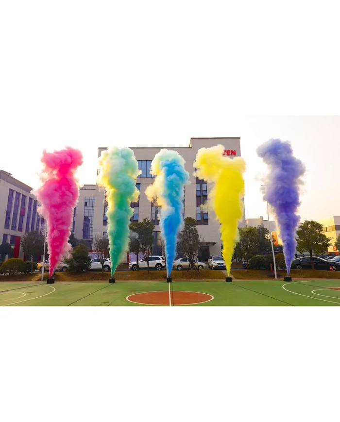 Macchina produzione fumo colorato SONICBOOM RGB fino a 12 metri!