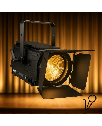 Faro LED per Teatro da 150 W, zoom motorizzato