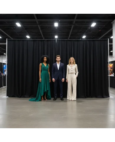 Sistemi Pipe&Drape Wentex: qualche esempio