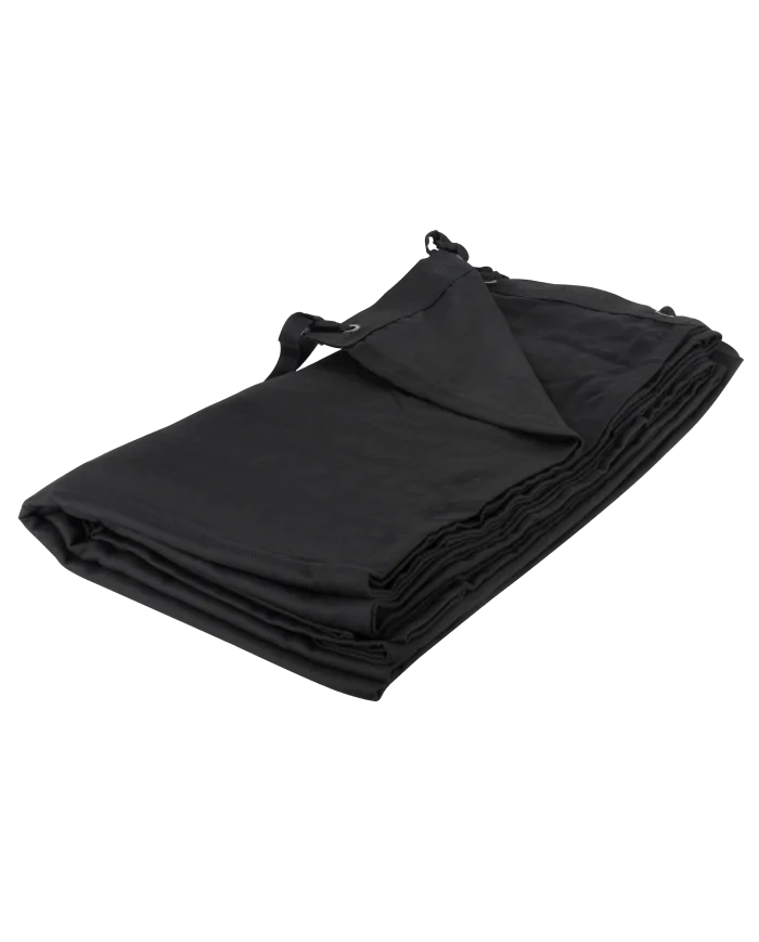 Wentex Fondale MCS 300 g/m² Nero - 300 x 800 (L x A) - non plissettato