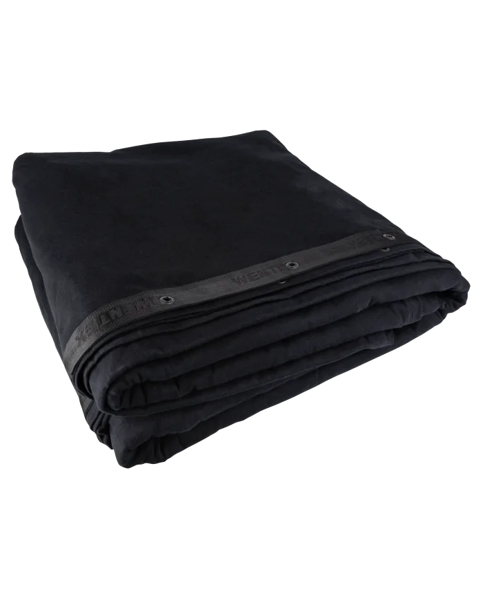 Fondale Stagemolton 320 g/m² Nero - 600 x 900 cm (L x A) - non plissettato
