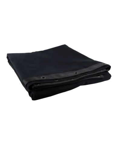 Fondale fonoassorbente 500 g/m² Nero - 300 x 300 cm (L x A)