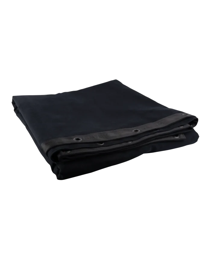 Fondale fonoassorbente 500 g/m² Nero - 300 x 300 cm (L x A)