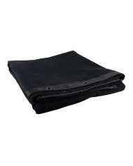 Fondale fonoassorbente 500 g/m² Nero - 300 x 300 cm (L x A)
