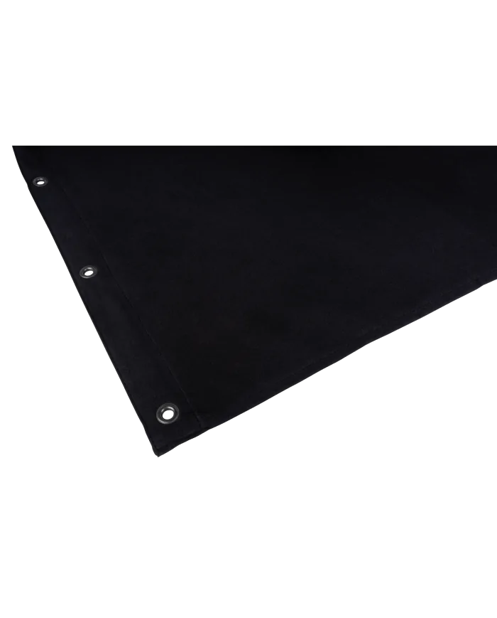 Fondale fonoassorbente 500 g/m² Nero - 300 x 300 cm (L x A)