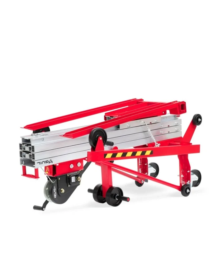 Torre di sollevamento pallet telescopica portata 200 kg alt. max 3,45m