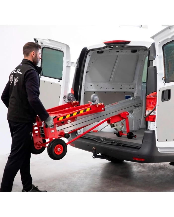 Sollevatore manuale arganello telescopico portata 150kg alt. max 4,10m TORO A-102/C