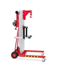 Sollevatore manuale arganello telescopico portata 150kg alt. max 4,10m TORO A-102/C
