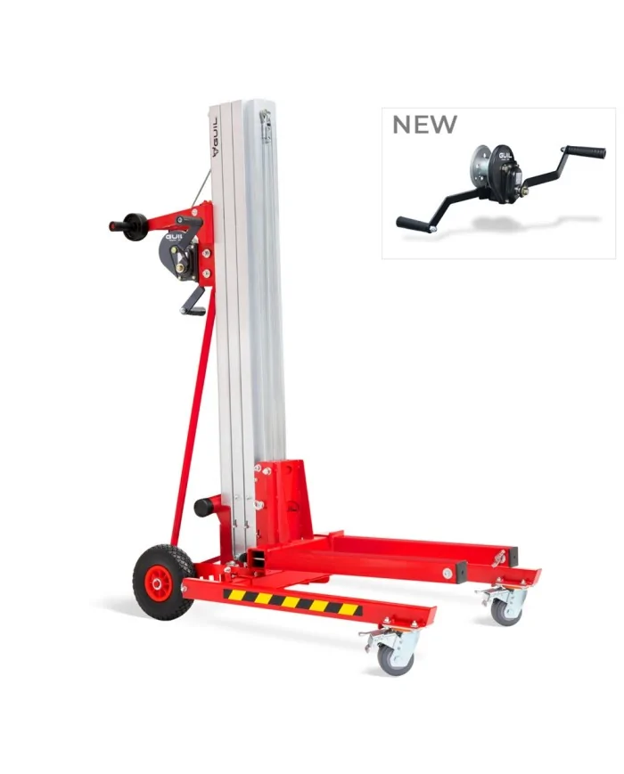 Sollevatore manuale arganello telescopico portata 150kg alt. max 4,10m TORO A-102/C
