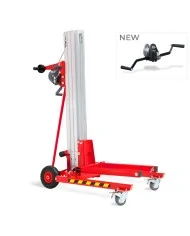 Sollevatore manuale arganello telescopico portata 150kg alt. max 4,10m TORO A-102/C