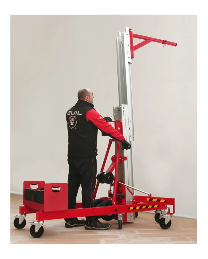 Come sollevare vetrate con elevatore manuale