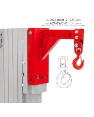 Questo adattatore per gancio di carico trasforma i sollevatori di materiali TORO in una gru mobile