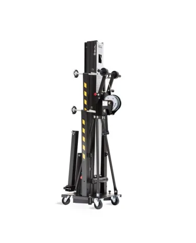 Torre telescopica di sollevamento fino a 250 kg altezza di 5 metri