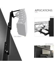Torre telescopica di sollevamento fino a 250 kg altezza di 5 metri