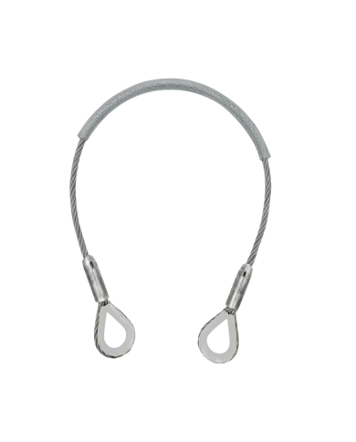 Braca in Fune d'Acciaio Rivestita in PVC per Sollevamento – WLL 2000 kg – Certificata 70445P