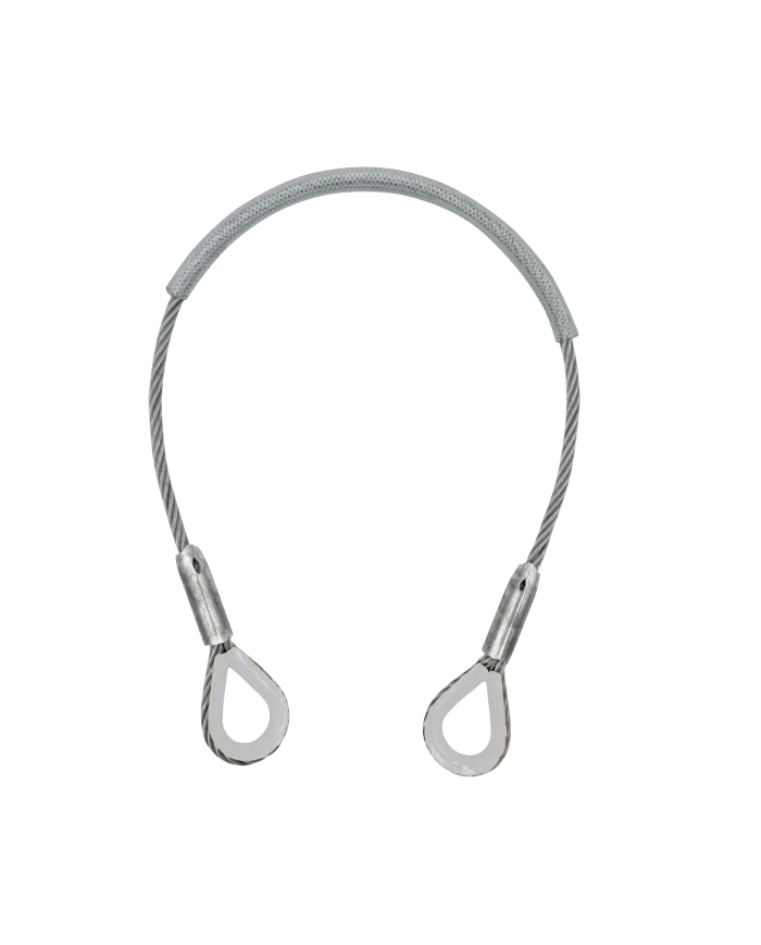 Braca in Fune d'Acciaio Rivestita in PVC per Sollevamento – WLL 2000 kg – Certificata 70445P