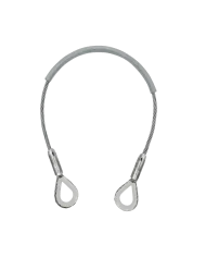 Braca in Fune d'Acciaio Rivestita in PVC per Sollevamento – WLL 2000 kg – Certificata 70445P