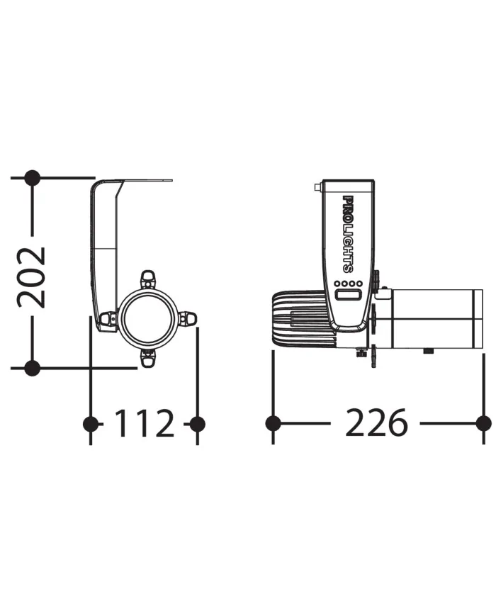 faretti per fiere musei