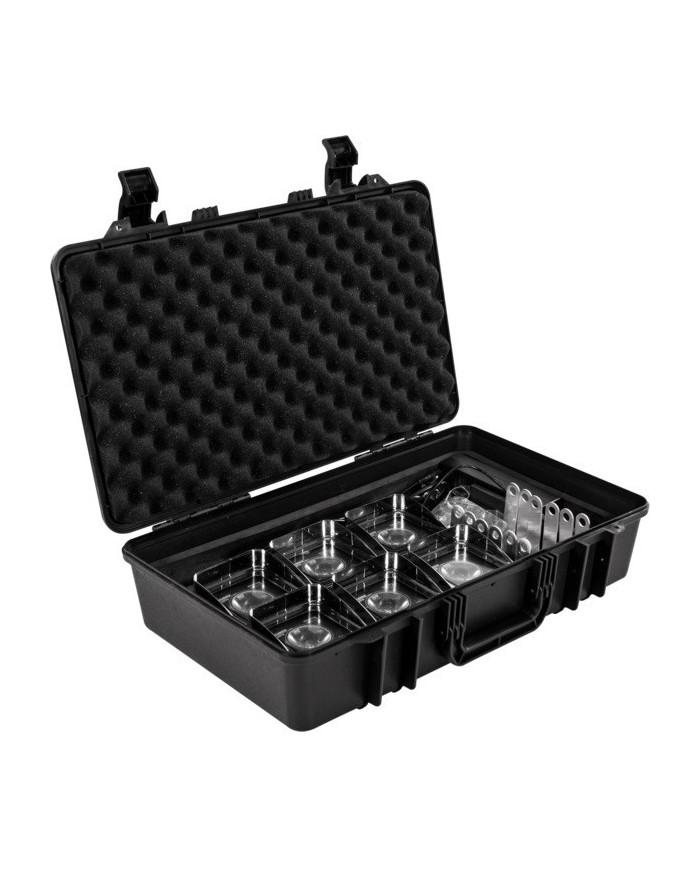 DOTQ Musiclights:set di 6 fari con accessori e valigia DOTQ Musiclights:set di 6 fari con accessori e valigia