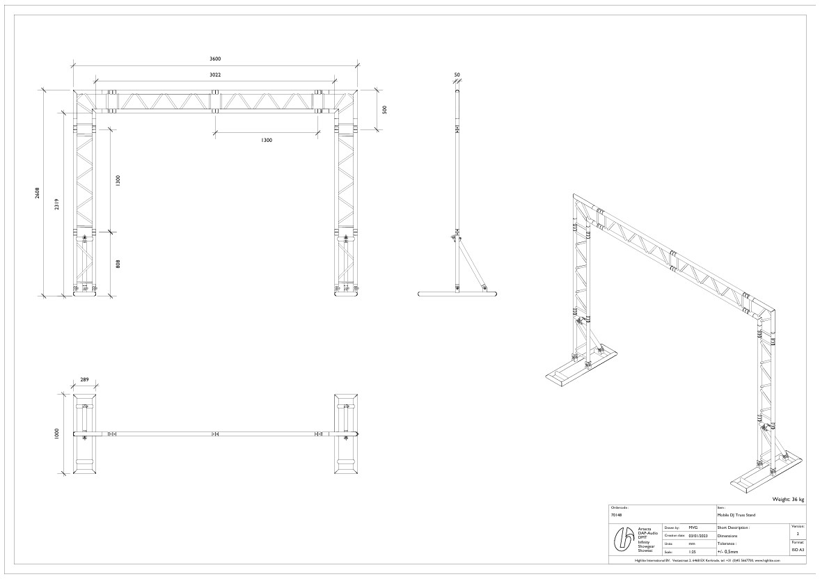 misure Portale Arrivo Competizione