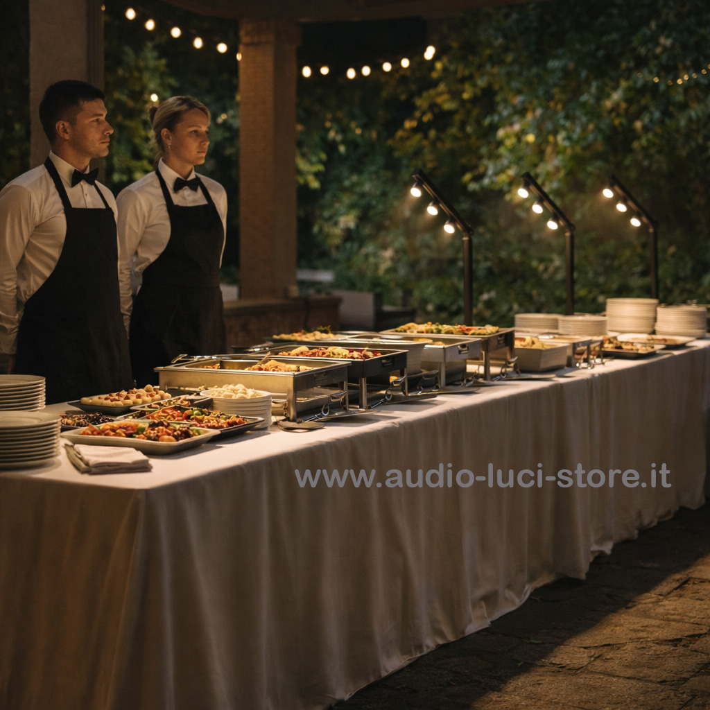 luci wireless per catering